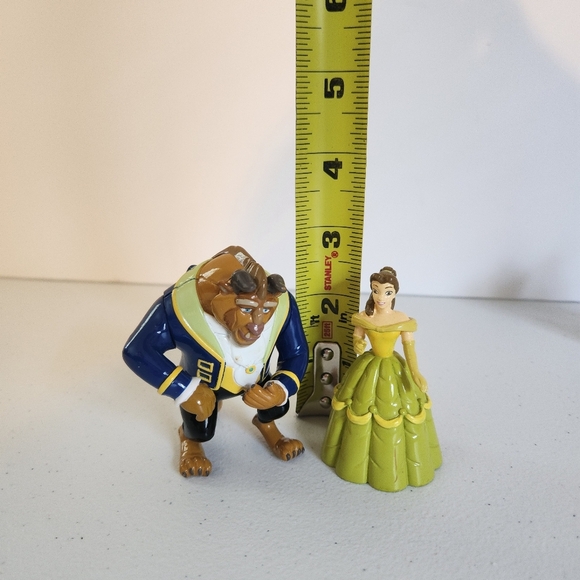 Belle Beauty & The Beast Disney Figurines Cake Topper Action Figure PVC - Picture 5 of 6
